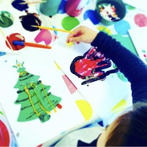 guidance and support at Christmas - painting activities