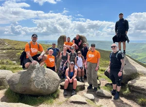 Phillips and Cohen Associates Conquer Edale skyline as a team